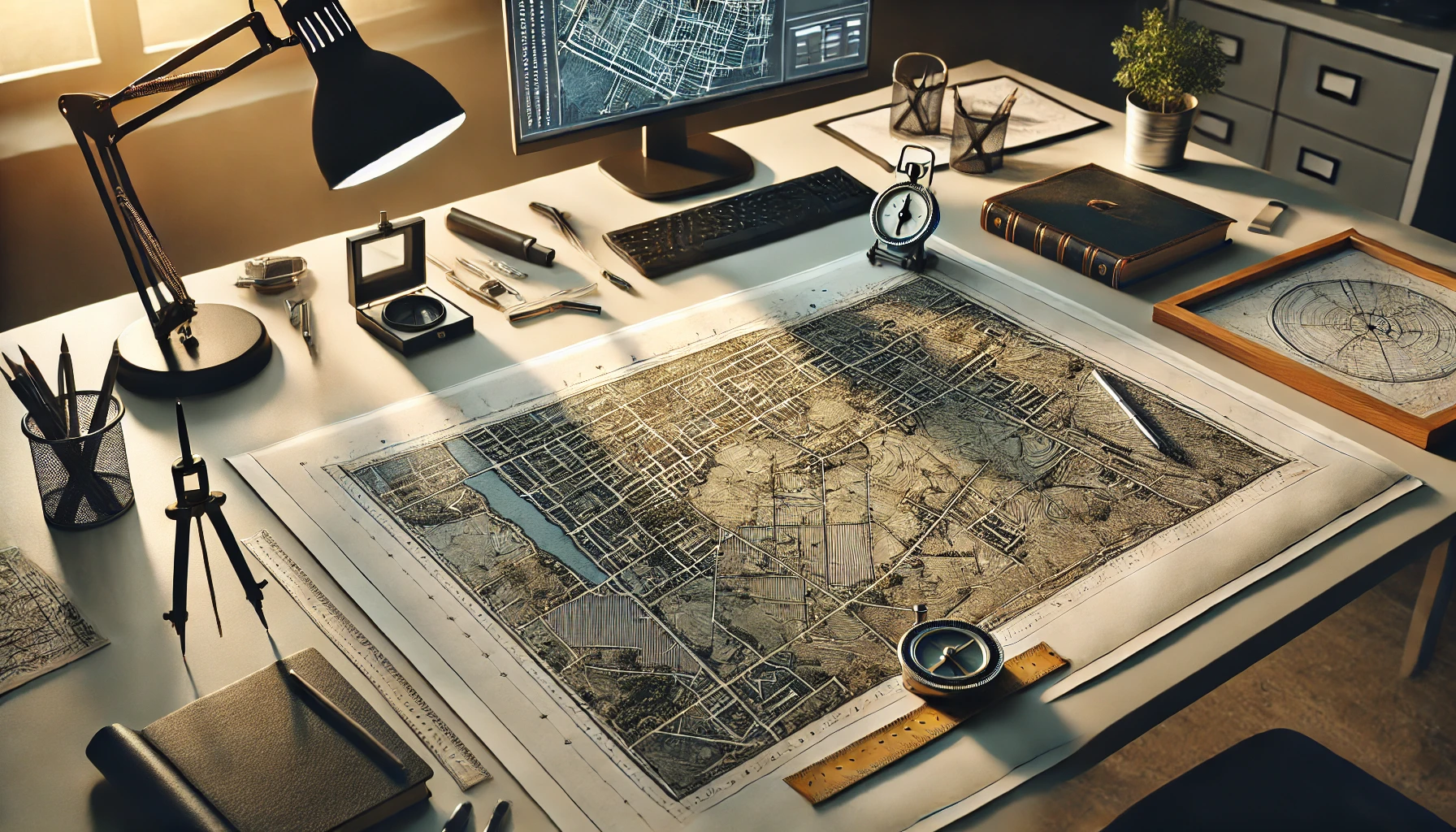 Opracowania kartograficzne w procesach planowania przestrzennego