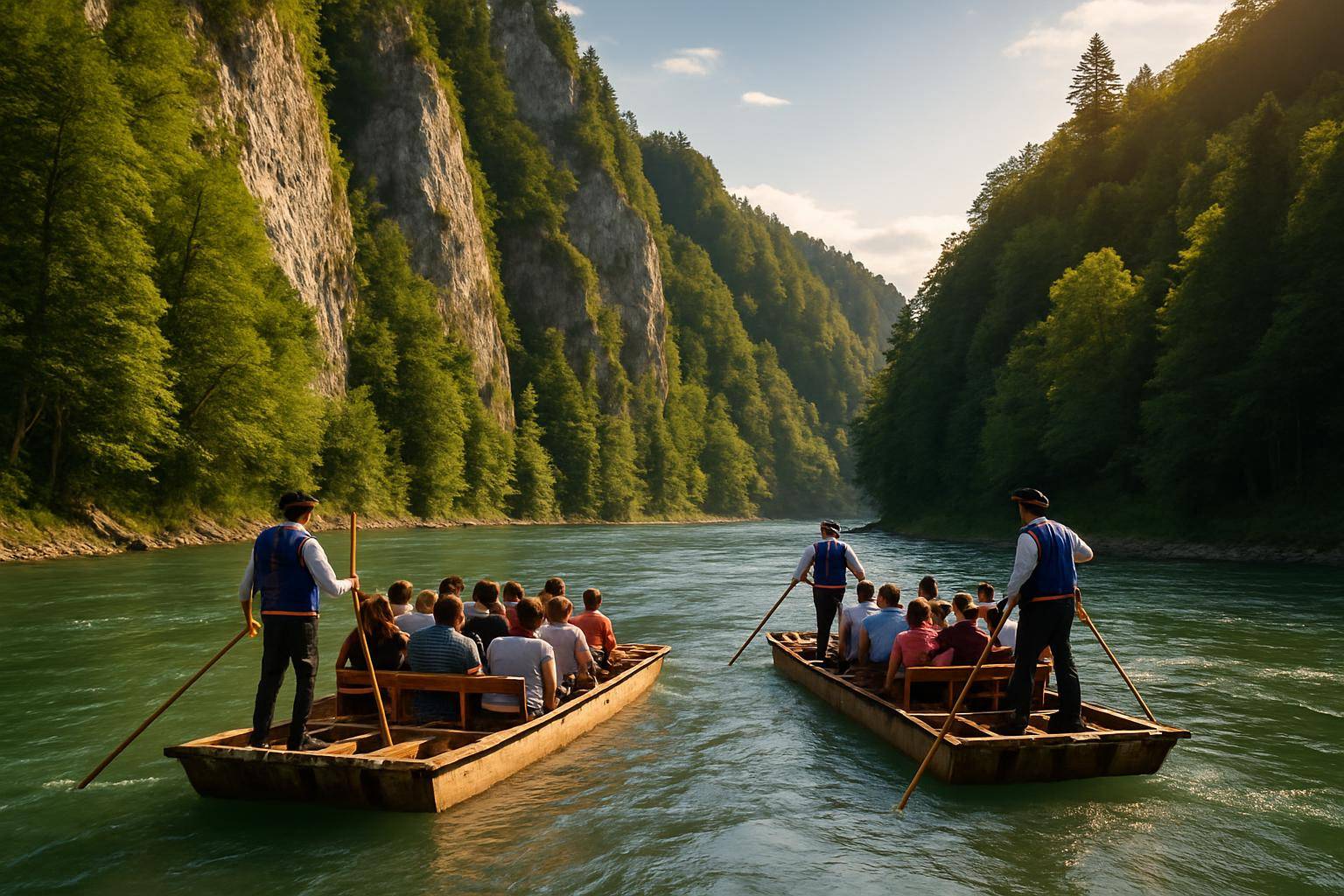 Rafting w Pieninach – co to za atrakcja i na czym polega?